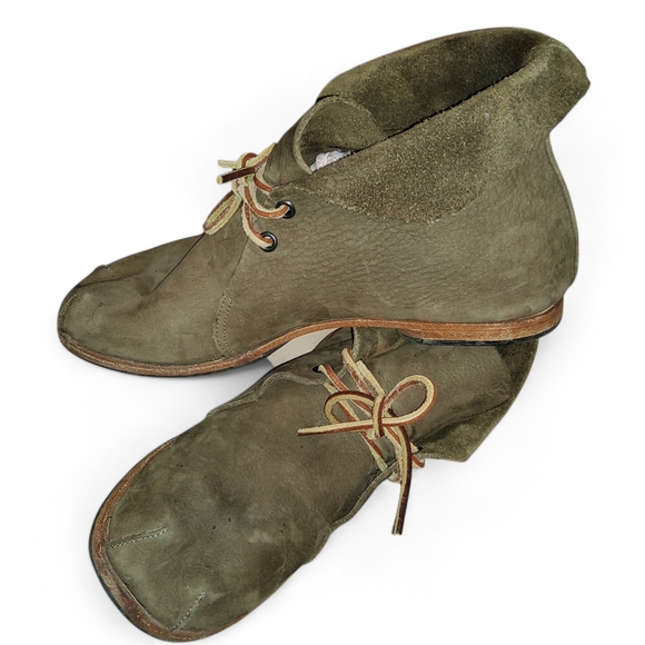 Cydwoq's Tibet, Slip on, all-leather moccasin, lace up, Unisex Size 40. Handmade - Picture 8 of 10